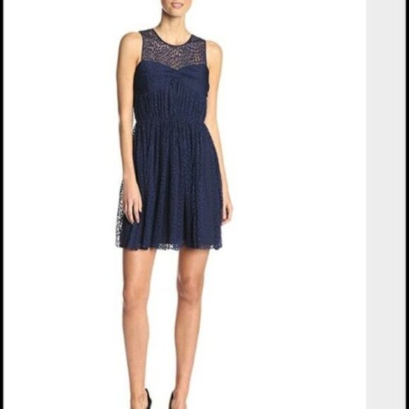CeCe By Cynthia Steffe Womens Pleated Dress - Picture 1 of 6